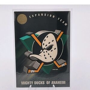 ANAHEIM MIGHTY DUCKS 1993-94 LEAF # 200 EXPANSION TEAM CARD NHL